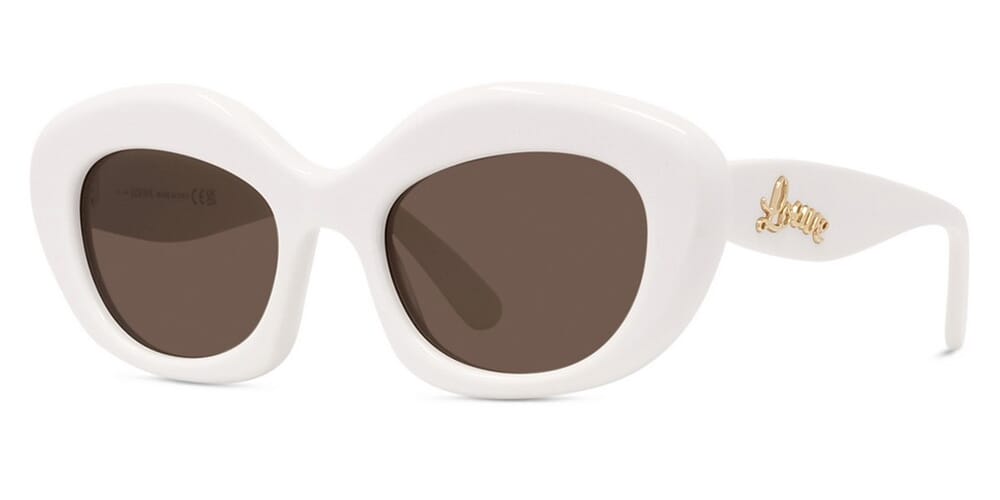 Loewe LW40153I Curvy Sunglasses in White