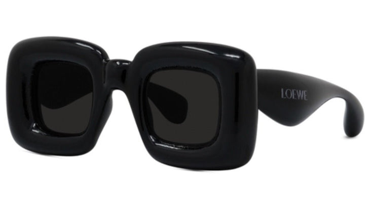 Loewe LW40098I Inflated Square Sunglasses in Black