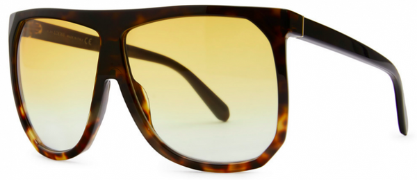 Loewe LW40001F Filipa Oversized Mask Sunglasses in Brown  display picture 3