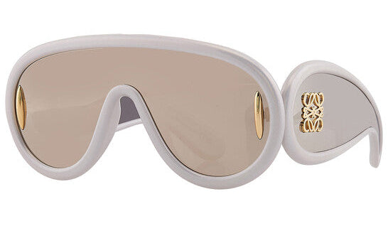 Loewe LW40108I Wave Mask Sunglasses in Light Grey