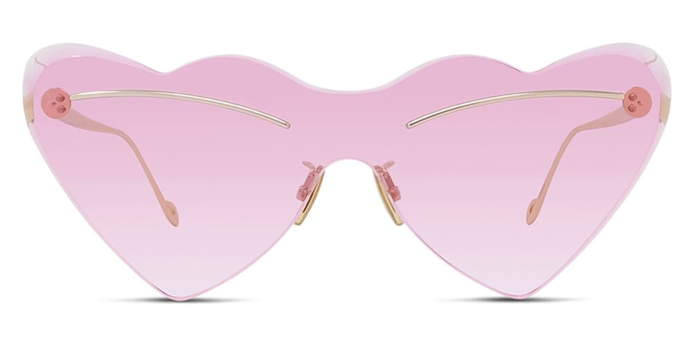Loewe LW40087U Paula's Ibiza Heart Sunglasses in Pink