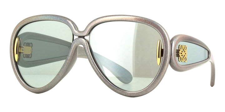 Loewe LW40132I Paula's Ibiza Sunglasses in Iridescent Grey Mirror