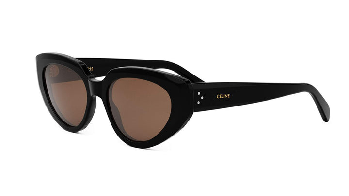 Celine CL40286I Black 3 Dots Cat Eye Sunglasses
