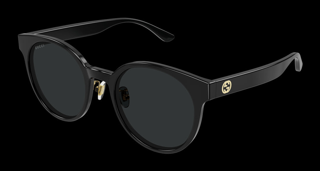 Ledig Mediator manuskript Gucci GG1339SK Round Sunglasses in Black – Designer Daydream
