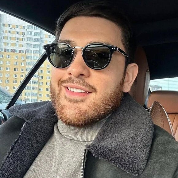 Gafas de sol Prada PR57YS de metal en marrón dorado 