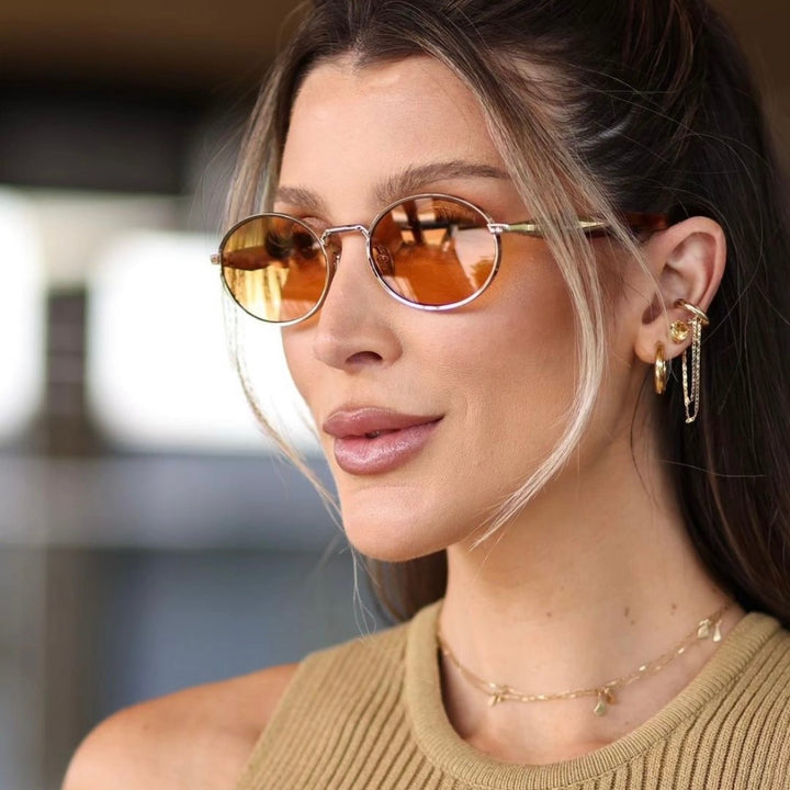 Prada PR65ZS Sunglasses in Orange Lens