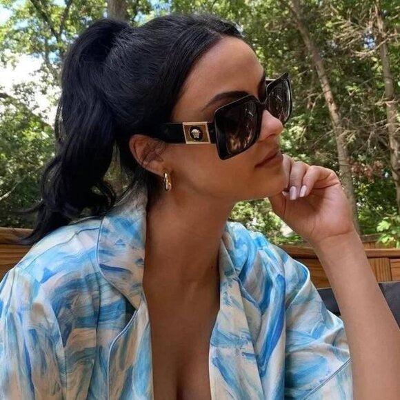 Versace VE4405 Square Sunglasses in Black