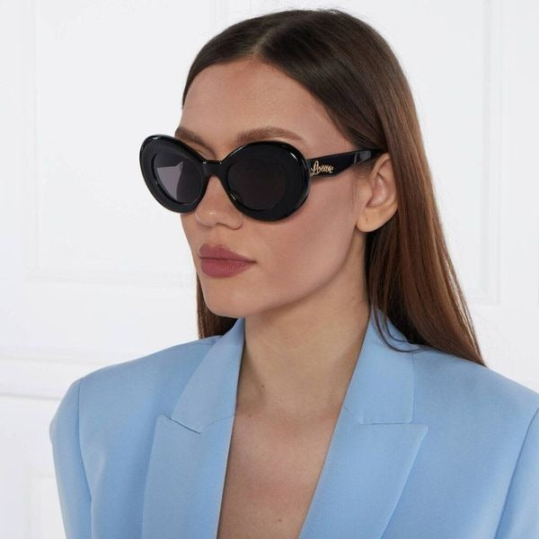 Loewe LW40112I Cat Eye Sunglasses in Black