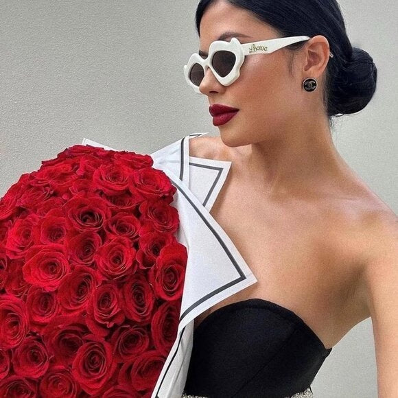 Loewe LW40109U Paula's Ibiza Sunglasses in White