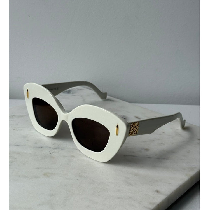 Loewe LW40127I Anagram Sunglasses in White