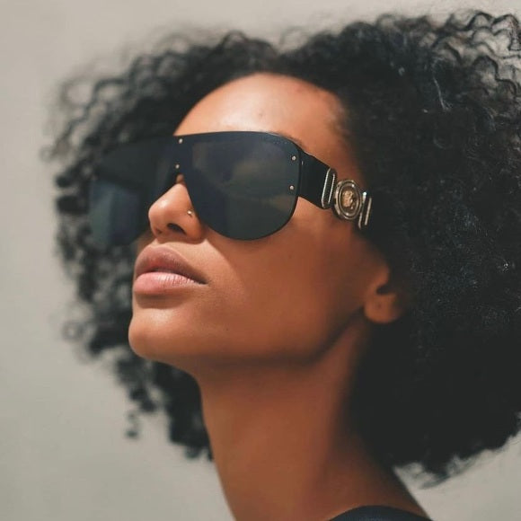 Versace VE4391 Medusa Mask Sunglasses in Black