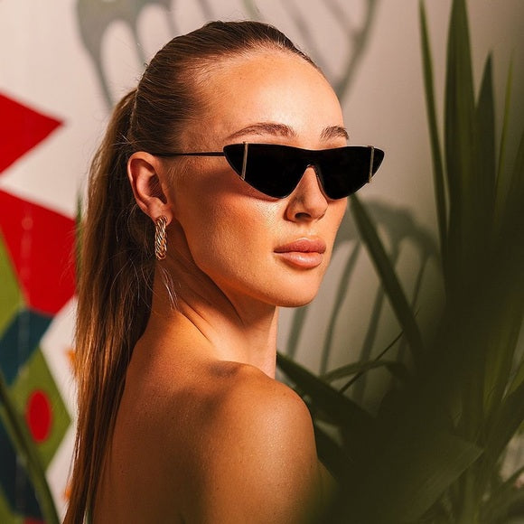 Saint Laurent SL538 Gafas de sol de metal en negro