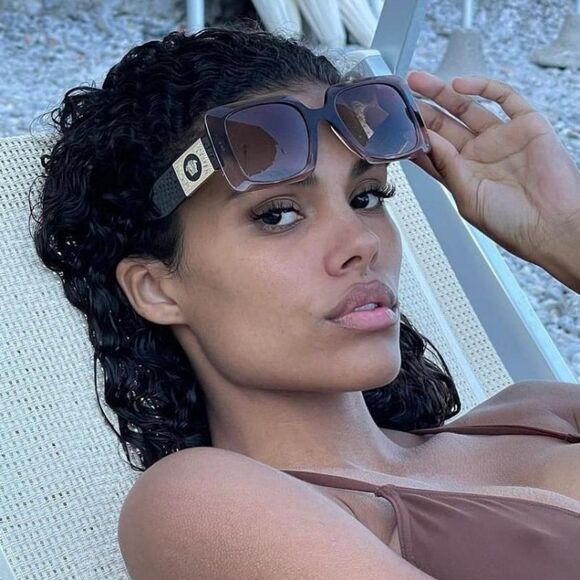 Versace VE4405 Square Sunglasses in Black