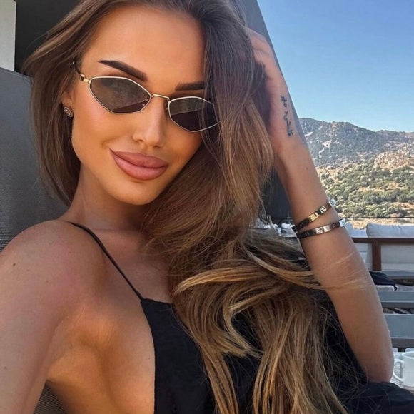 Miu Miu MU56ZS Sunglasses in Gold Light Purple