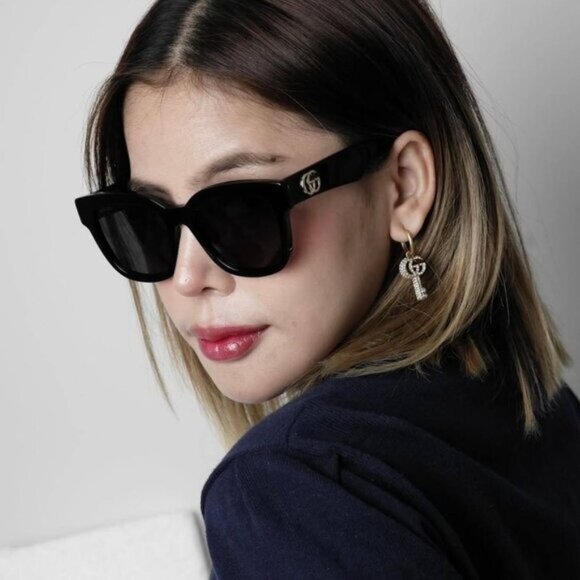 Gucci GG0998S Black Square Sunglasses