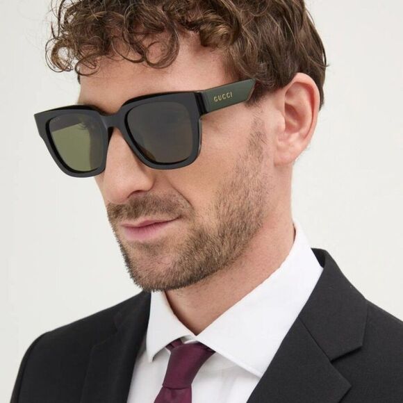 Gucci GG1670SK Black Square Sunglasses