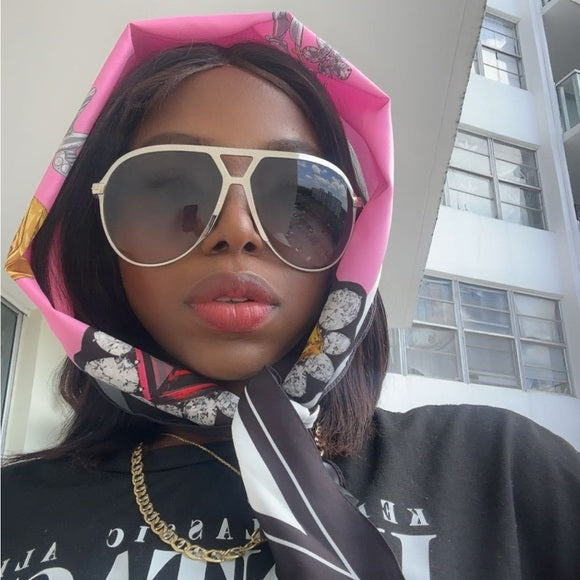 Tom Ford Xavier FT1060 Oversized Aviator Sunglasses in Silver