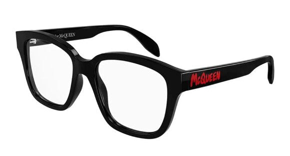 Alexander McQueen AM0333O Black Unisex Frames - Designer Daydream