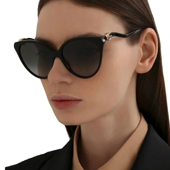 Gucci GG1011S Cat Eye Sunglasses in Black
