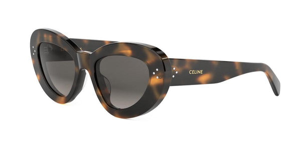 Celine CL40320U 3 Dots Cat Eye Havana Brown Sunglasses