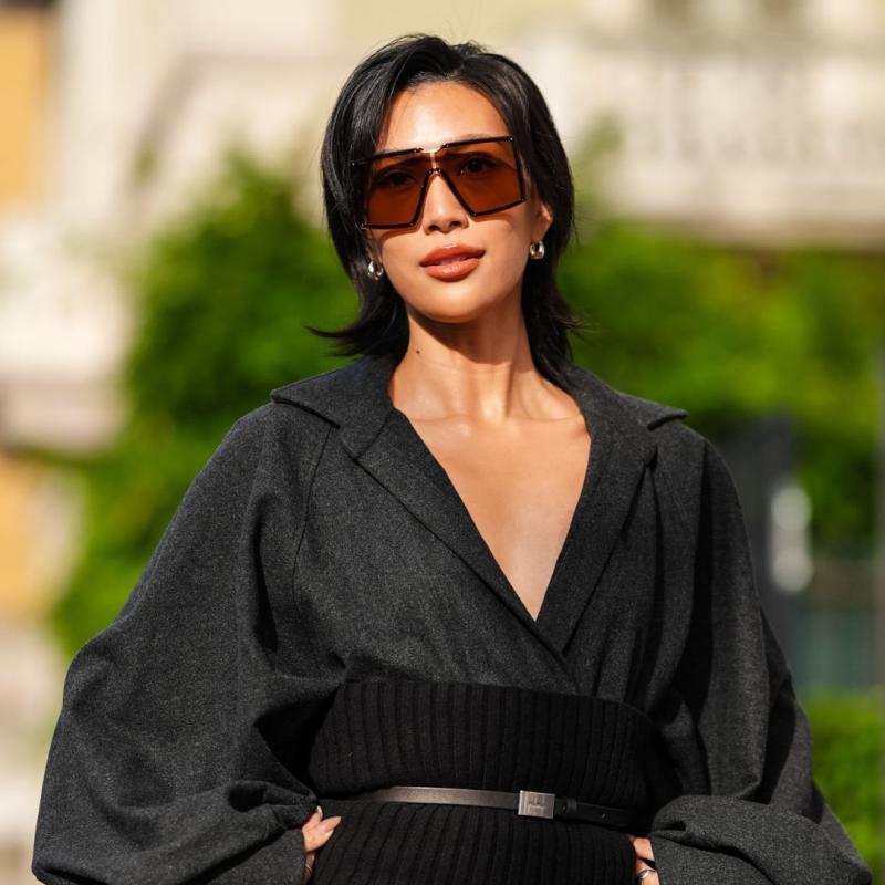 Max Mara MM0117 Sunglasses in Gold Dark Green