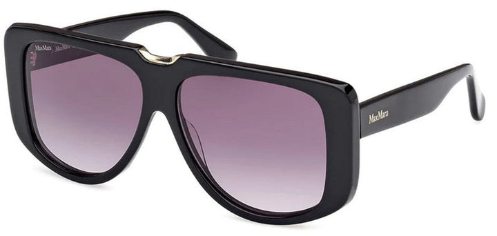 Max Mara MM0075 Spark1 Oversized Sunglasses in Black