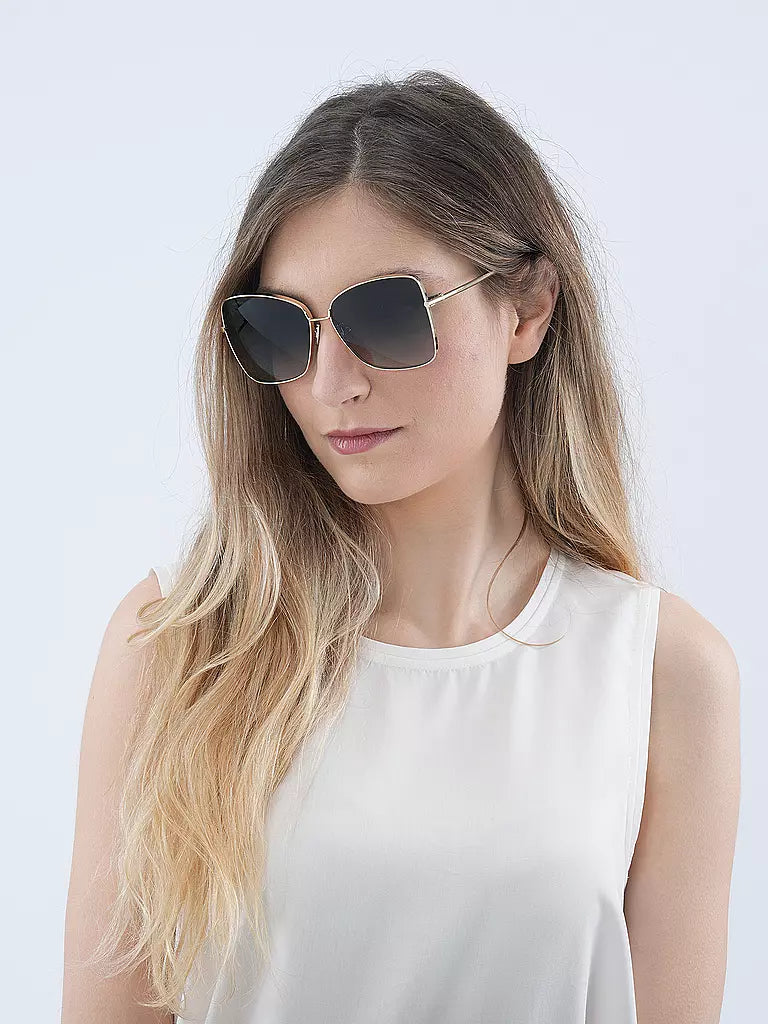 Max Mara MM0097 Menton Butterfly Sunglasses in Gold