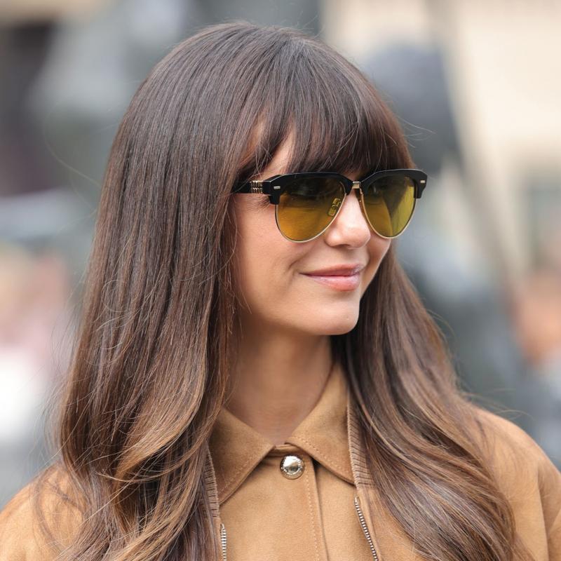 Miu Miu MU09ZS Black Green Lens Sunglasses