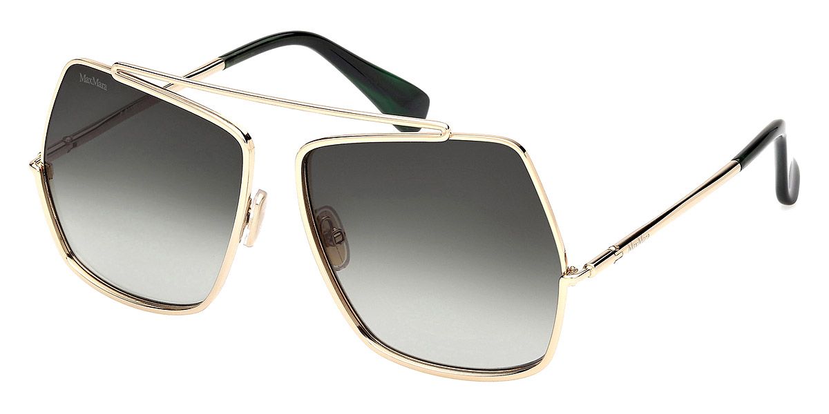 【Pana】まみ Max Mara MM0102 Sunglasses in Gold Green – Designer Daydream