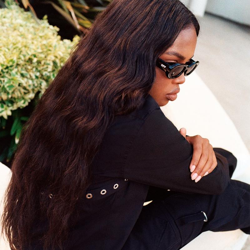 Off White Amalfi Sunglasses in Black – Designer Daydream