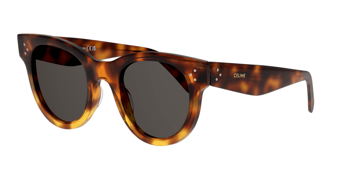 Celine baby Audrey sunglasses with havana brown tortoise frame and dark lenses