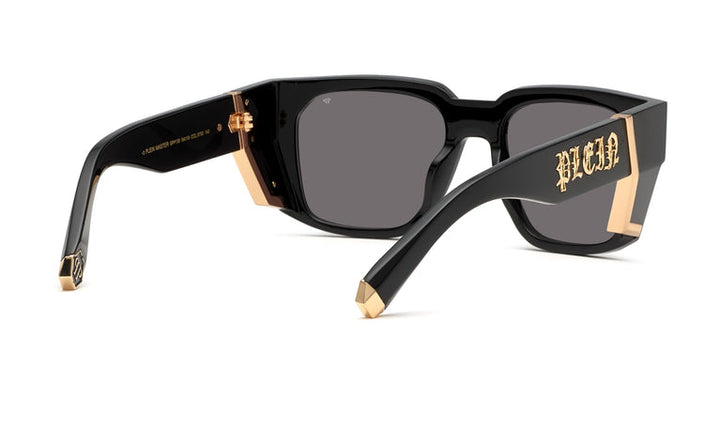Philipp Plein SPP130M Black Rectangle Sunglasses