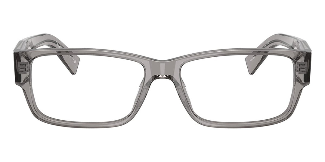 PR B09V Rectangular Eyeglasses Frames in Transparent Grey