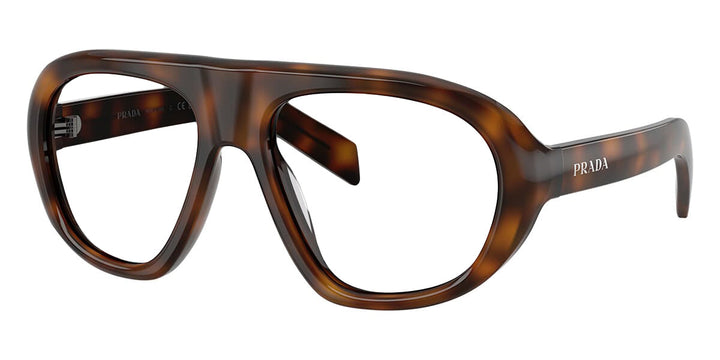Prada PR C05S Aviator Sunglasses in Havana Bluelight