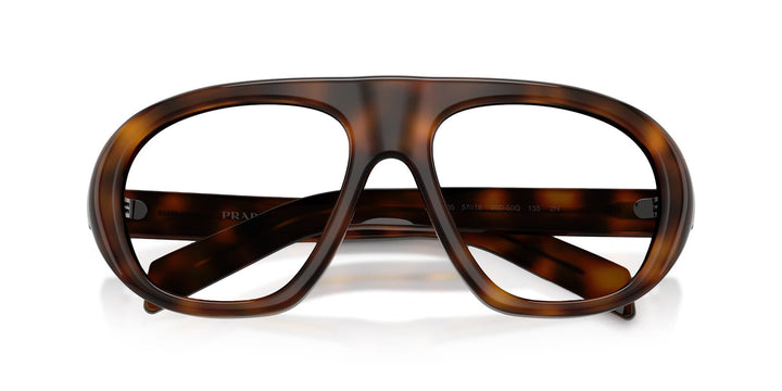 Prada PR C05S Aviator Sunglasses in Havana Bluelight