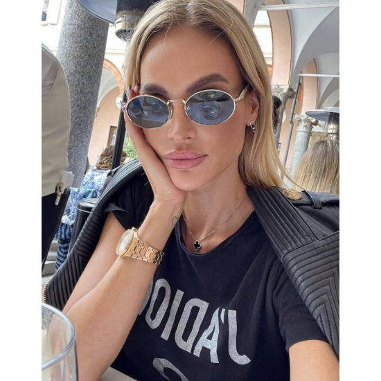 Prada PR65ZS Sunglasses in Blue Lens