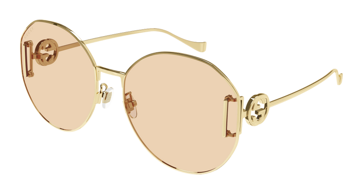 Gafas de sol Gucci GG1207SA dorado gris