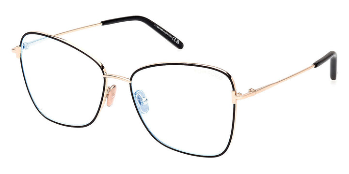 Tom Ford FT5906-B Black Metal Butterfly Bluelight Frames