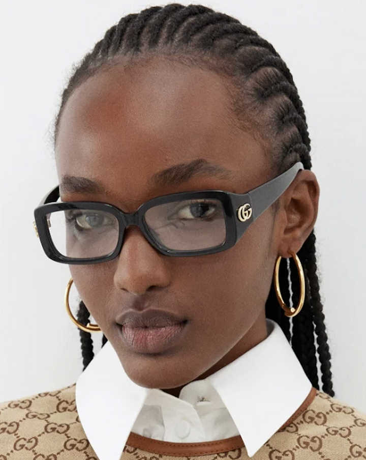 Gucci GG1406O Thick Rim Frames in Black