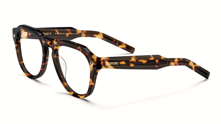 Valentino VLX139-B Havana Brown Pilot Frames