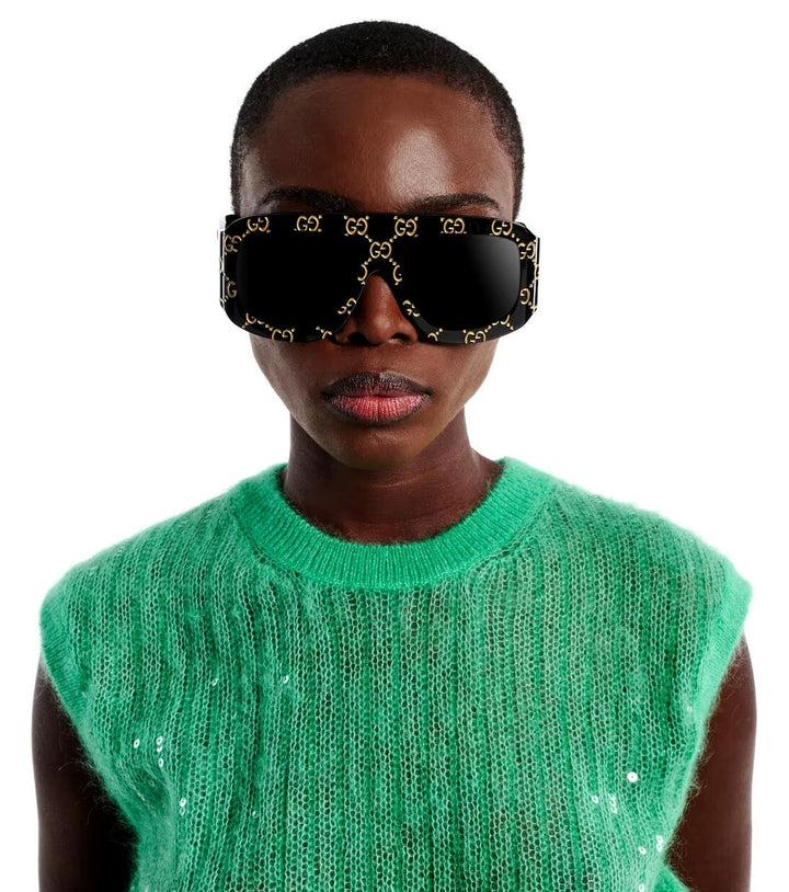 Gucci GG0983S Logo Sunglasses in Black