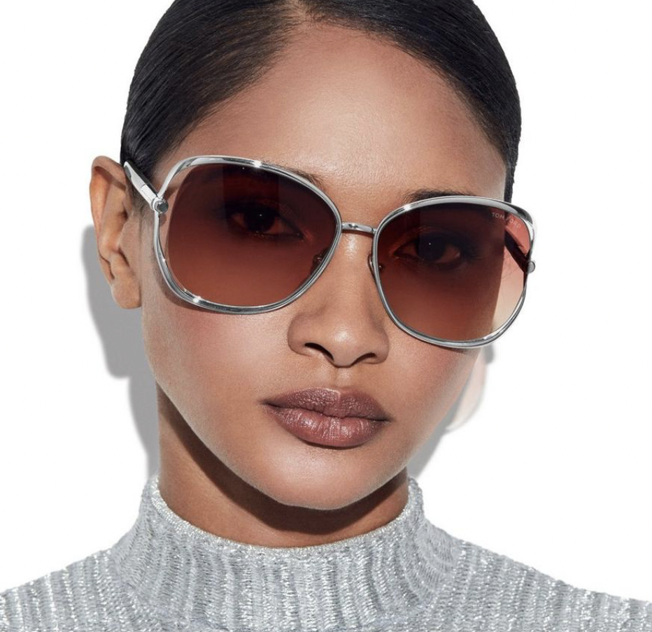 Tom Ford Marta FT1091 Gold Grey Sunglasses