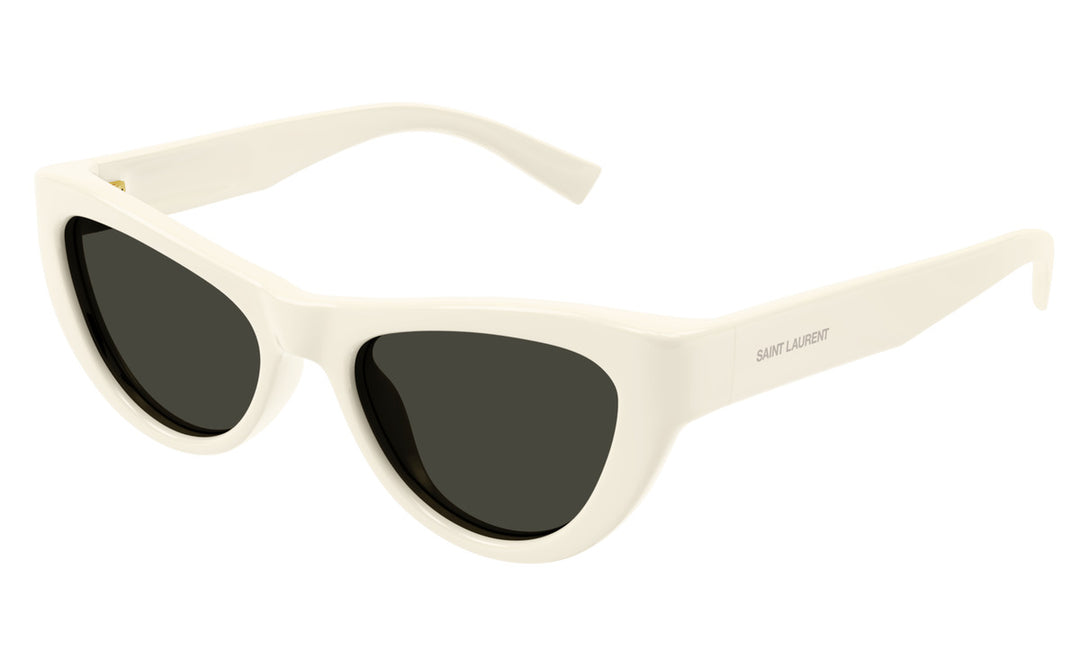 Saint Laurent SL676 Cat Eye Sunglasses in White