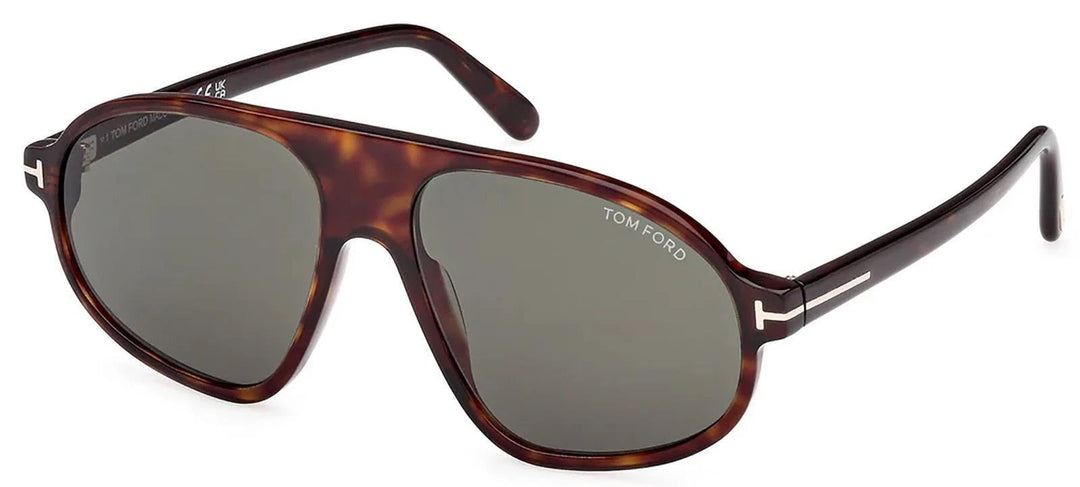 Tom Ford Erol FT1178 Aviator Sunglasses in Havana Brown