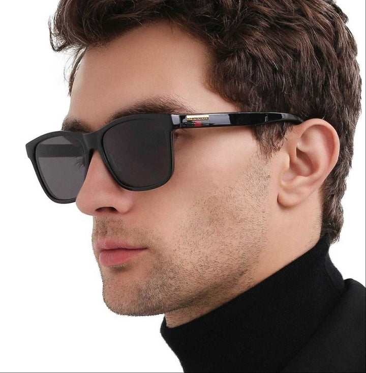 Gafas de sol rectangulares unisex Gucci GG0746S en negro