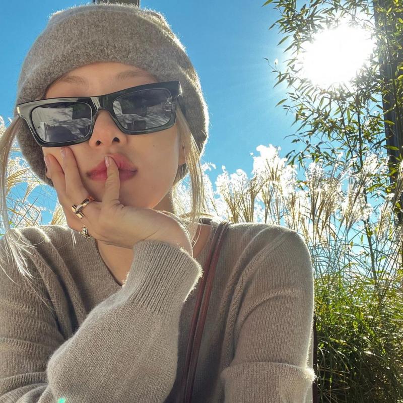 Saint Laurent SL461 Betty Black Blue Lens Sunglasses