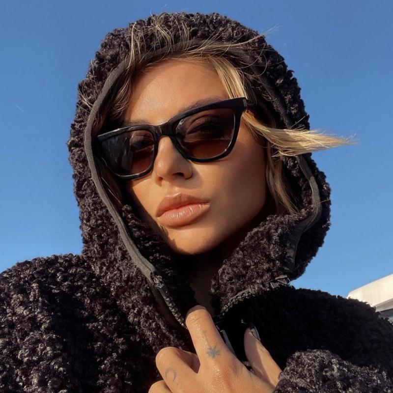 Saint Laurent SL462 Sulpice Black Yellow Lens Sunglasses