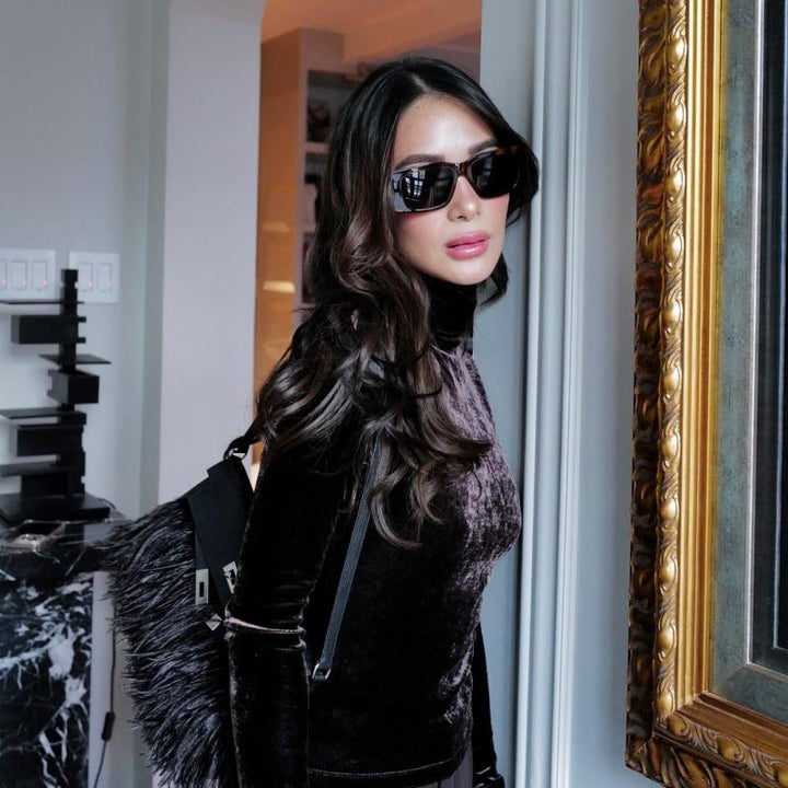 Saint Laurent SL654 Sunglasses in Black