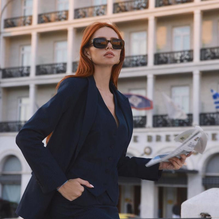 Saint Laurent SL M130 Sunglasses in Havana Brown