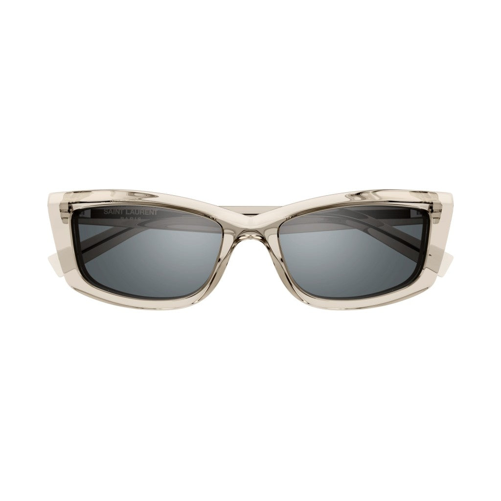 Saint Laurent SL658 Sunglasses in Clear Mirror